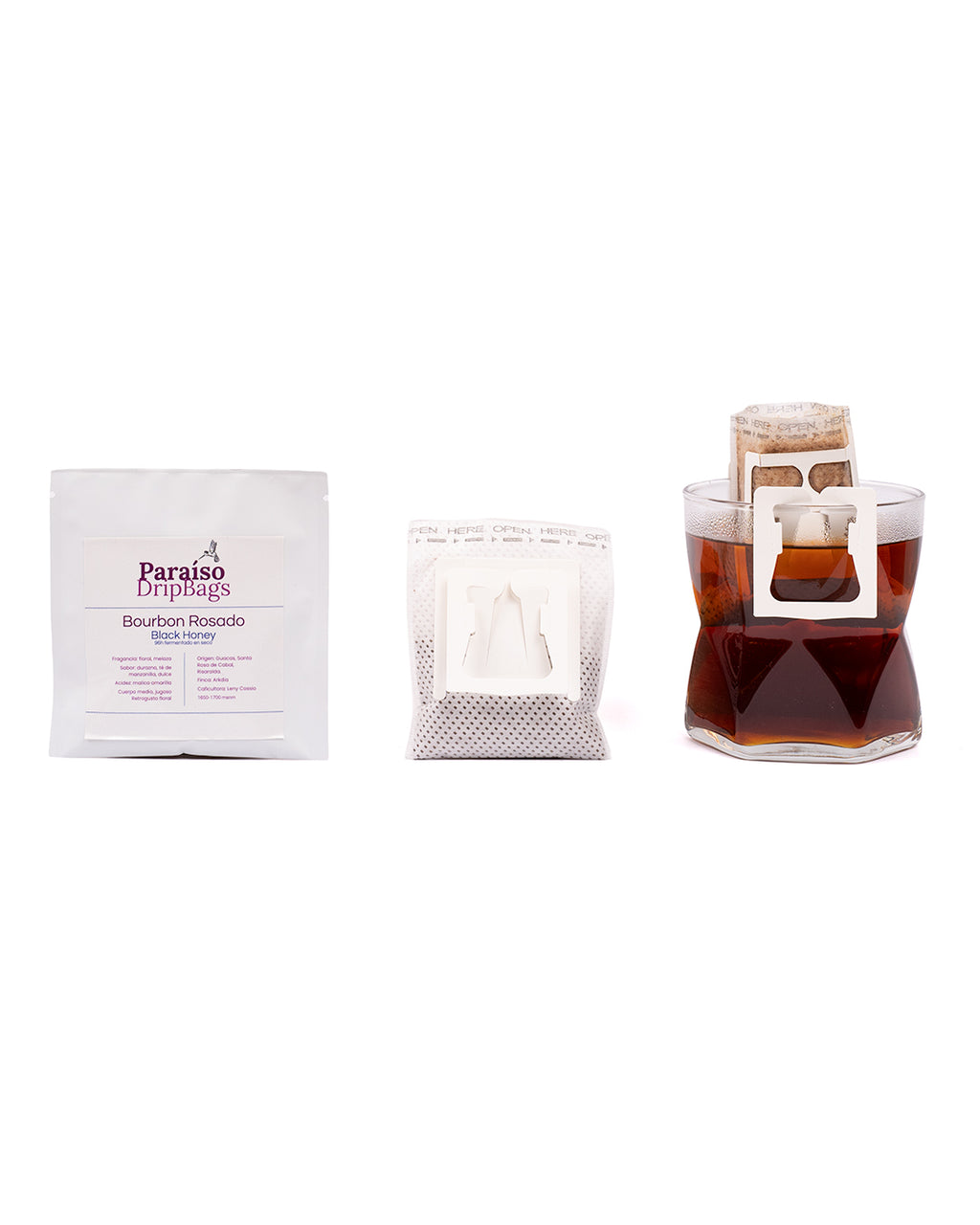 Drip Bags Bourbon Rosado – Café Exótico Portátil