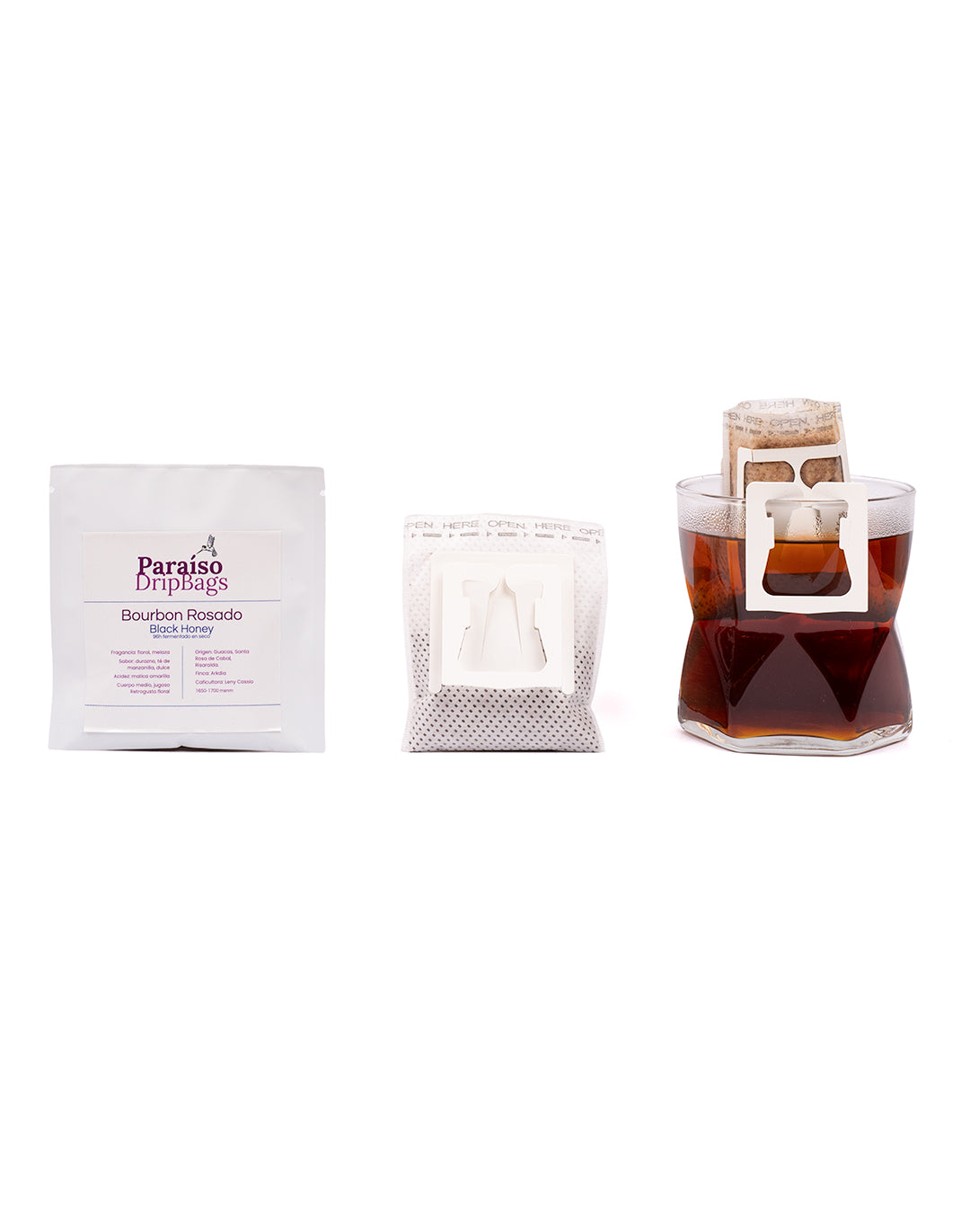 Drip Bags Bourbon Rosado – Café Exótico Portátil